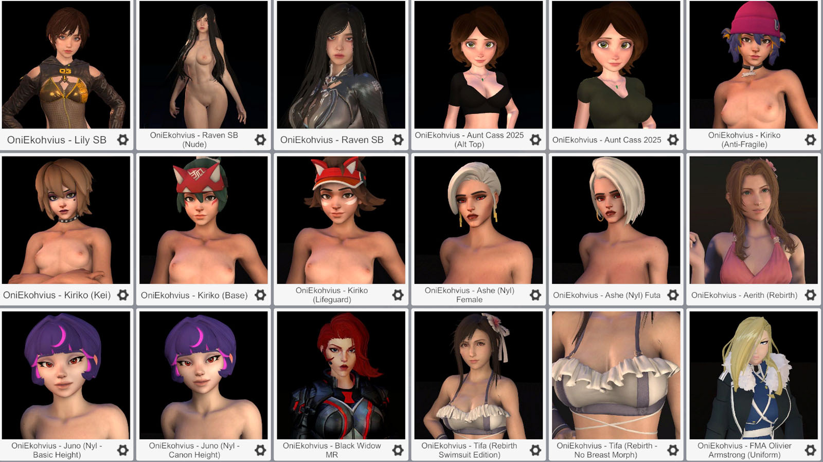 图片[2]-OniEkohvius1人物合集-宅游趣