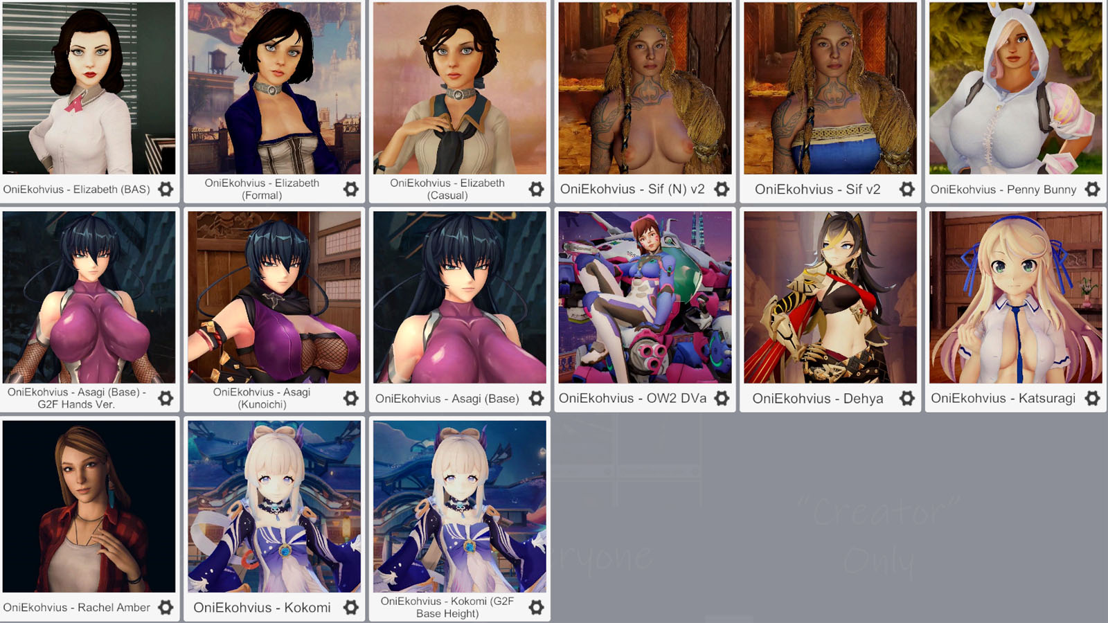 图片[4]-OniEkohvius1人物合集-宅游趣