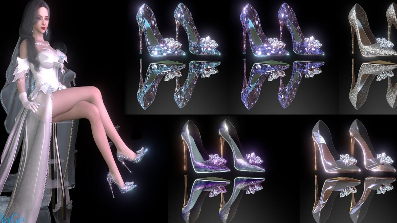 水晶高跟鞋-宅游趣